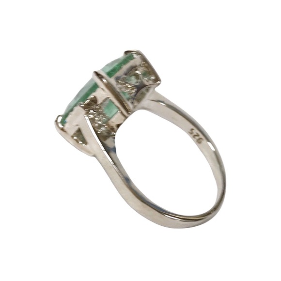 6.35 Aquamarine - 925 Sterling Silver - Picture 2 of 4